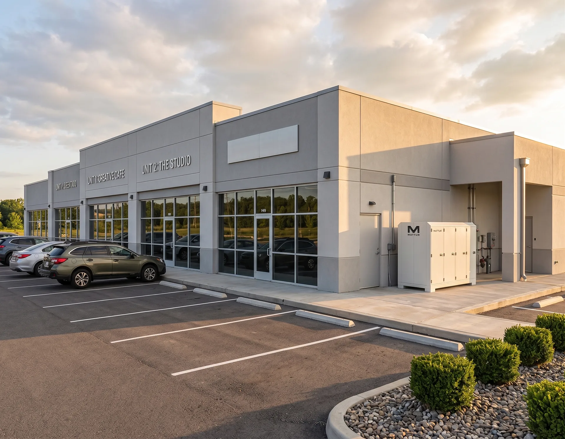 Mattur battery storage paired with commercial energy management