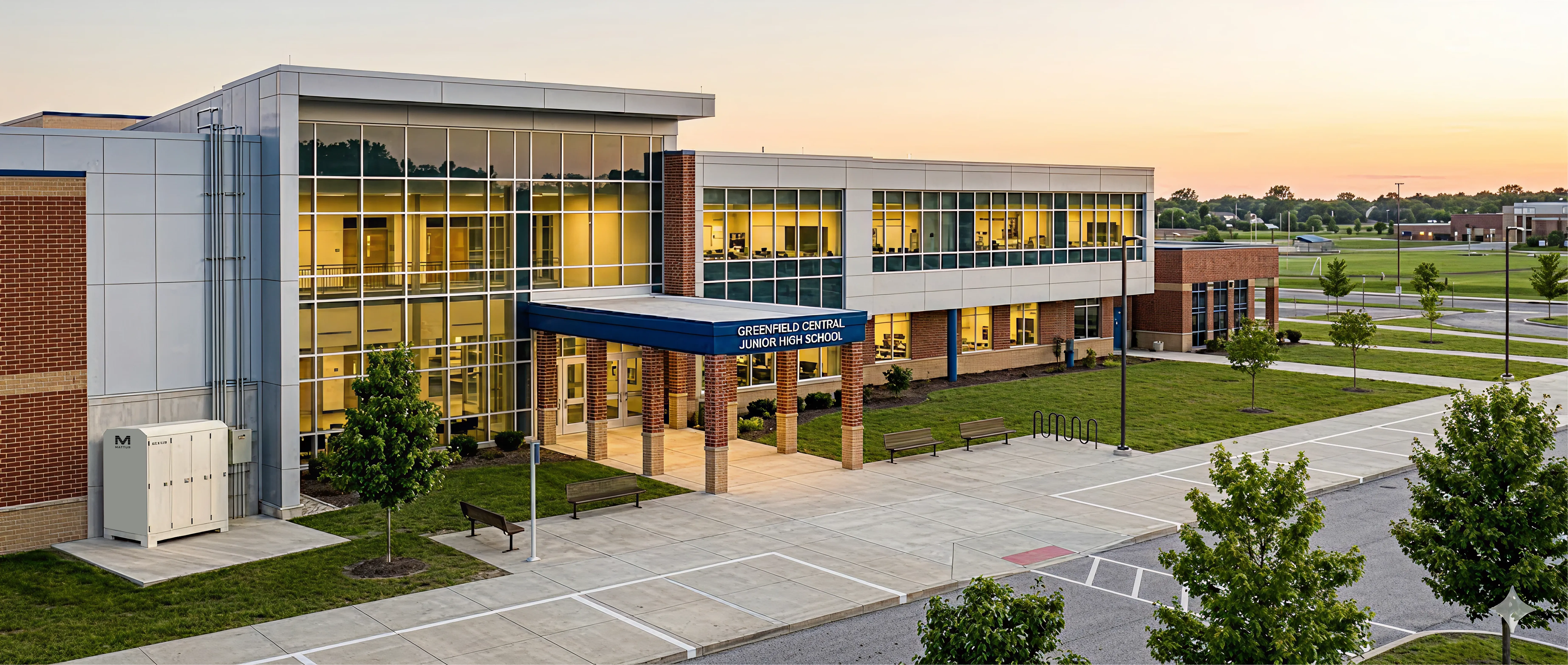 Mattur energy system at an educational campus