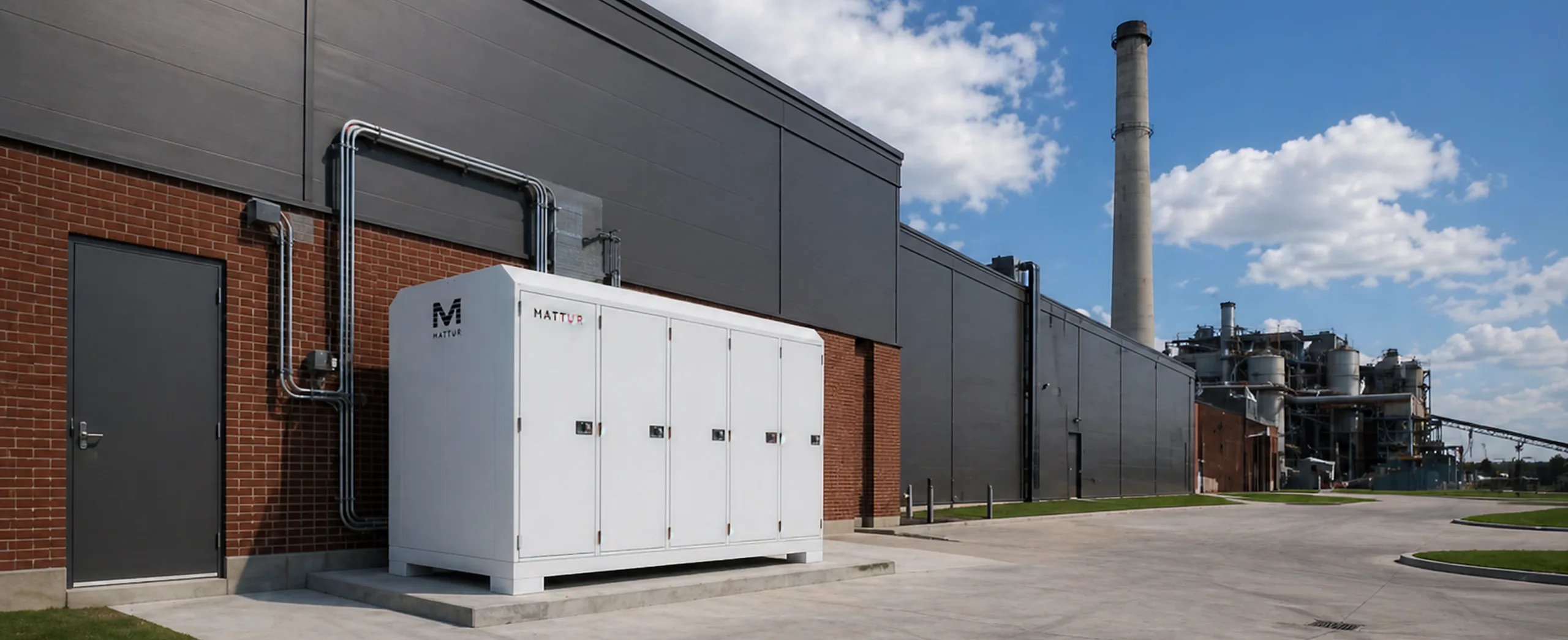 Mattur energy system at an industrial facility
